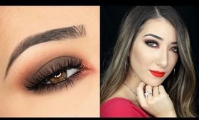 Brown Smokey Fall Makeup Tutorial | Makeup Geek Cosmetics Matte Eyeshadows