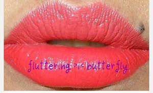 Coral Rimmel lipstick by Kate Moss #109
(flutteringbutterfly23) 