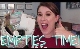 ALL THE EMPTIES ~ Products I've Used Up #52 ~ August & September 2018