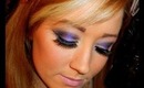 Purple and gold smokey eye...