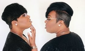 Short Layered Quickweave for Undercuts