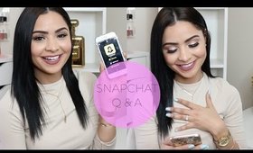 MOVING, PERIODS, & EMBARRASSING MOMENTS Snapchat Q&A