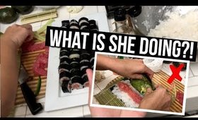 VLOG: I Tried Making Sushi for Girls Night | SCCASTANEDA