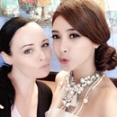 Me with our beautiful model Hà Mjn xoxo