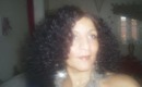 End of Wash Day, Flexi Rod Set on 3b/c natural hair, Curlformers mishap!