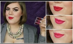 W7 Liquid Kiss Lipsticks Review & Swatches