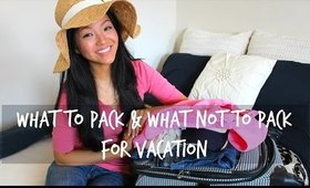 What To Pack & What NOT To Pack (Beach Vacation)
