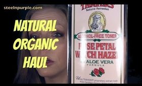 Natural Organic Hair and Skin Care HAUL!