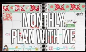 Erin Condren Life Planner Monthly Plan with Me | May 2017