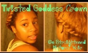 The Goddess Crown Tutorial {Flat Twist} || BeautybyTommie