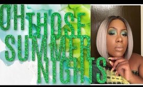 Green Eyeshadow look Ft. Juvias Place, Colour Pop & Huda Beauty Mini Neon | TriciaNicole