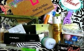 Haul from SincityMUA Giveaway that i won