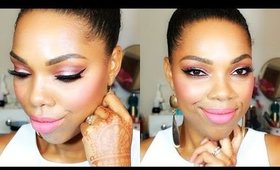 Rose Gold  Makeup Tutorial: Full Face - curlsnlipstick