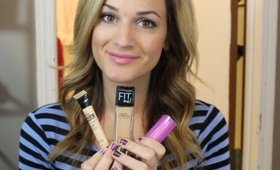 First Impression/Demo: Maybelline Fit Me Matte and Poreless and Master Conceal Camouflage Concealer!