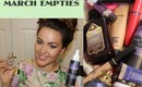 Product Empties March 2013