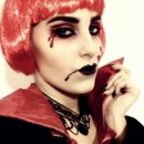 Vampire Makeup Look for Halloween