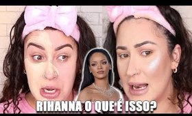 TESTEI AS MAKES NOVAS DA RIHANNA E RIRI O QUE É ISSO MENINA? | Duda Fernandes