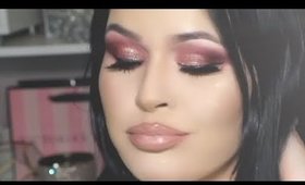 ROSE GOLD EYESHADOW TUTORIAL I HUDA BEAUTY