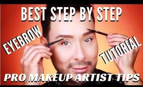 Best Step By Step Eyebrow Tutorial For Beginners | Pro Makeup Techniques - mathias4makeup
