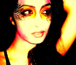 The products for this look are the same as pic 1. My friend just saturated everything to make it creepy lol