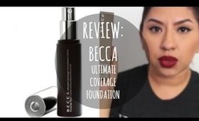 REVIEW: BECCA Ultimate Coverage Complexion Creme Foundation + DEMO