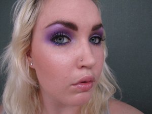 I love purple eyeshadow! http://xoxosnowflake.blogspot.com/2011/09/time-is-ticking-by.html