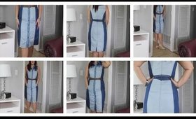PLUS SIZE OOTD:  Denim Dress