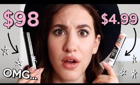 $98 VS $5 MASCARA 🧐 Makeup SHOWDOWN | Jamie Paige