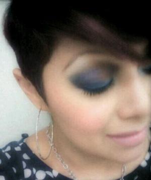 My take on blue eyeshadow.