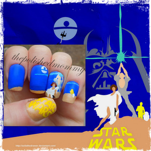 Nail Art Challenge: Star Wars. http://www.thepolishedmommy.com/2013/05/may-6th-be-with-you.html