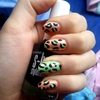 Leopard Nails 