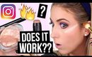 FULL FACE Using INSTAGRAM HYPED Makeup?! || What Worked & What DIDN'T