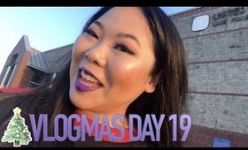 VLOGMAS DAY 19 🎄GRWM, PURPLE SHIMMER VEIL LIP & POST OFFICE ANNVENTURES | MakeupANNimal