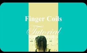 Natural Hairstyle: Finger Coils Tutorial