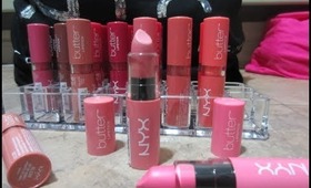 NYX Butter Lipstick Swatches