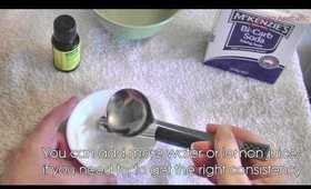 FADE ACNE SCARS FAST! Natural home made whitening mask! Plus BLOOPERS!