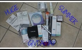 HUGE Summer Giveaway (Makeup/Skincare)