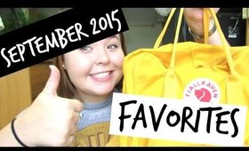 September 2015 Favorites!