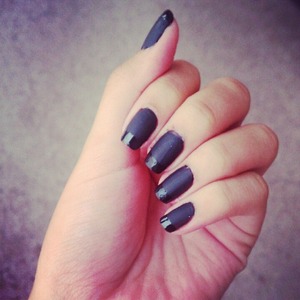 black nails~