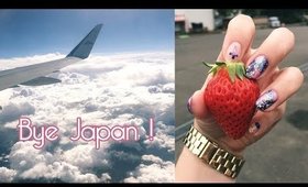 Japan Vlog 9 | Last Day In Japan, Journey Home & Seeing My Sister & BF  ♡ 2017