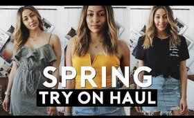HUGE Spring Clothing Try On HAUL 2018 | Nastazsa