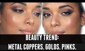 BeautyTrend 2016: METALLIC EYES *Beginner Friendly & Dark Skin FAB * using Naked 3 | NaturallyCurlyQ