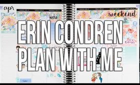 Erin Condren Life Planner Plan with Me | Sticker Guru Floral Kit