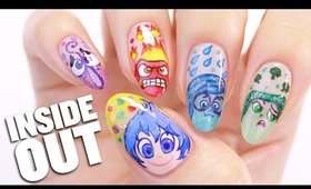 Inside Out Nail Tutorial (Disgust, Sadness, Joy, Anger & Fear)