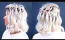 How To Waterfall Braid Short Hair | Milabu