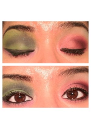 Using a palette I bought from fresa