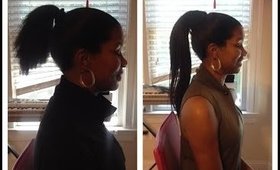 How To | Slick, High Ponytail Using Clip In Extensions (Ft. MOMMA)