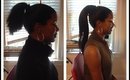 How To | Slick, High Ponytail Using Clip In Extensions (Ft. MOMMA)