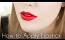 How to Apply Lipstick Tutorial // Back to Basics Makeup Tutorials // Rebecca Shores MUA