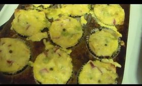 Radish and Goat Cheese Mini Quiches
